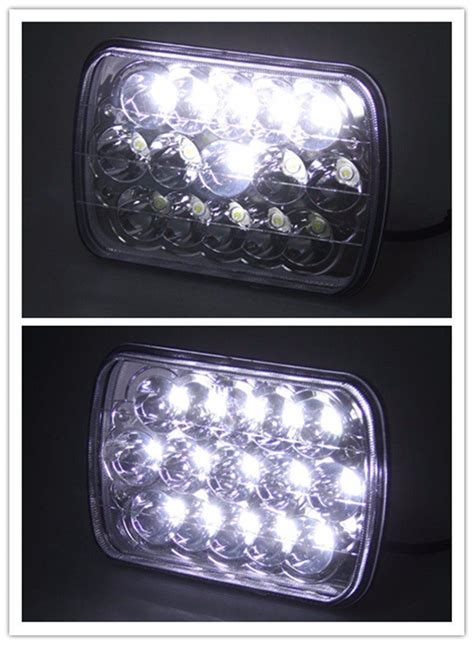 X Black Led H H H Sealed Beam Headlight Conversion Kit