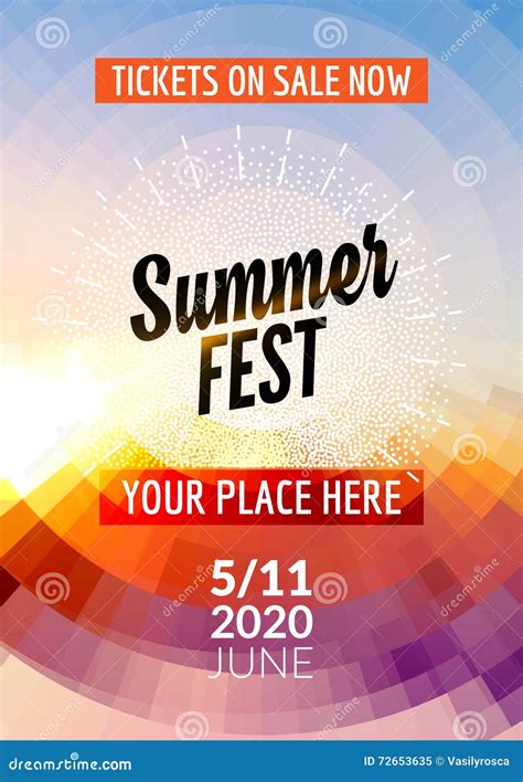 Summer Festival Flyer Design Template Summer Poster Flyer Template