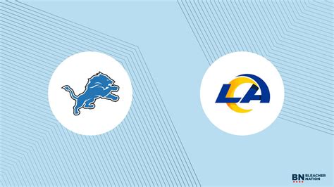 Lions vs. Rams Week 1 Odds, Bets, Over/Under & Lines - Bleacher Nation