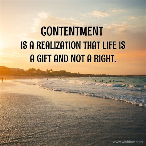 Contentment Quotes and Sayings about Satisfaction - WishBae.Com