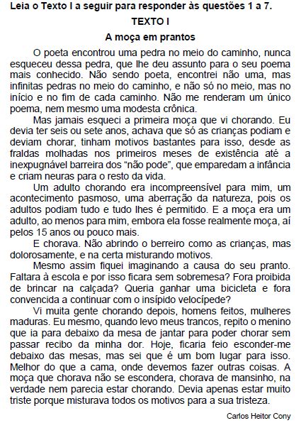 De Acordo O Texto I Correto Afirmar Que