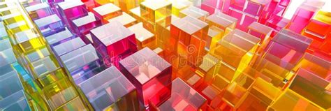 Cubes in Every Shade of the Rainbow Create a Colorful Explosion