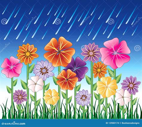 Spring Day 2 stock vector. Illustration of june, blue - 13980174