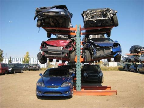 Auto Salvage Yard Storage Racks Junkyard Car Racks