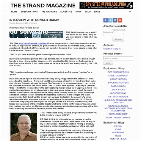 My Author Interview with The Strand Magazine 🤩📚