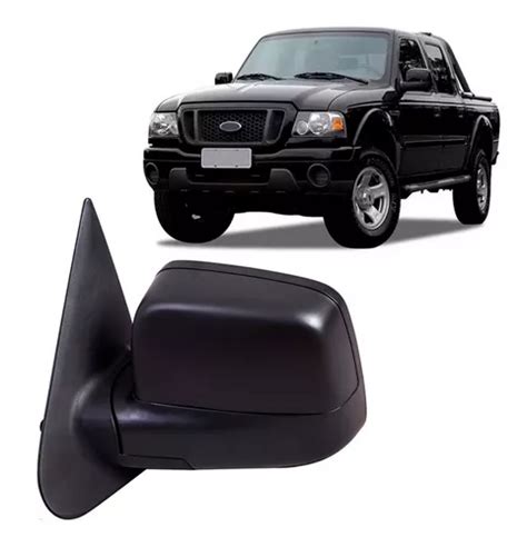 Espejo Ford Ranger 2004 2005 2006 Manual Negro Izquierdo