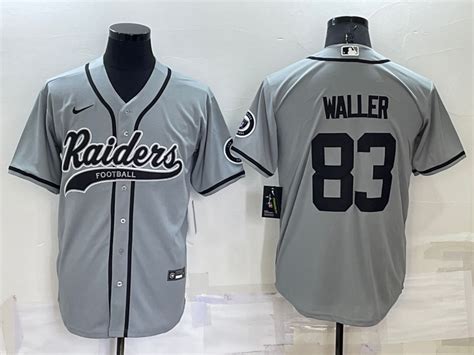 Men's Las Vegas Raiders #83 Darren Waller Black Stitched MLB Cool Base ...