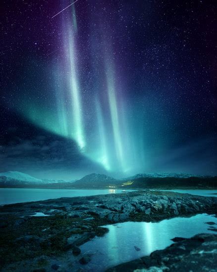 Northern Lights Aurora Over Northern Norway - Photos by Canva