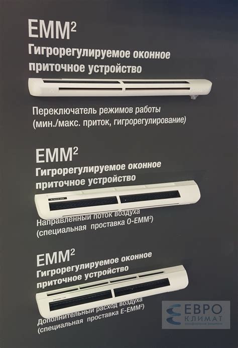 E-EMM² - Гигрорегулируемое приточное устройство Aereco купить в СПб по ...