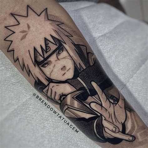 Otaku Tattoo Anime on Instagram: “Minato Namikaze -- @otaku.tattoo ...