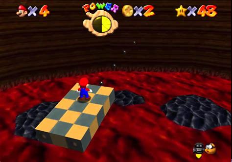 Super Mario 64 Lethal Lava Land Star 6 Elevator Tour In The