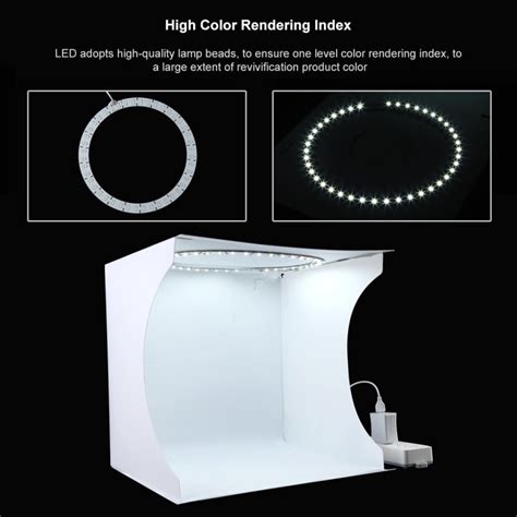 PULUZ Folding Photography Studio Softbox With LED Grandado