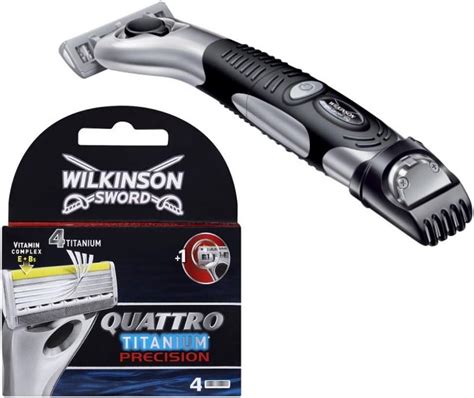 Wilkinson Sword Quattro Titanium Precision Plus Rasoir Lames Amazon