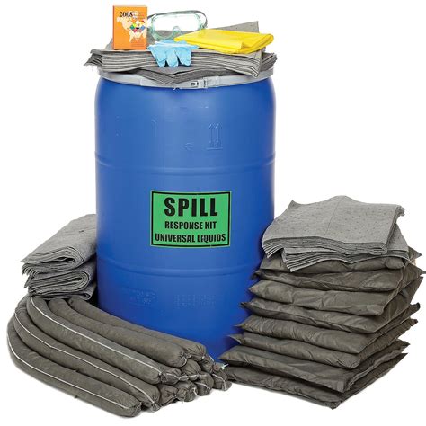 55 Gallon Universal Spill Response Kit M And M Emergency Response And