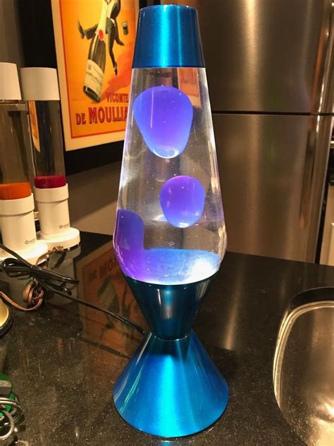 Blue And Purple Lava Lamp