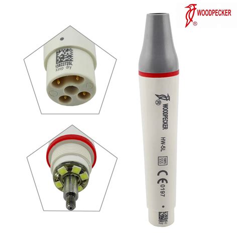 Woodpecker Dental Ultrasonic Piezo Scaler Handpiece Tips Ems Piezon Led