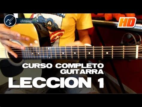 Cómo tocar Guitarra Principiantes LECCIÓN 1 HD Guitarra Acústica