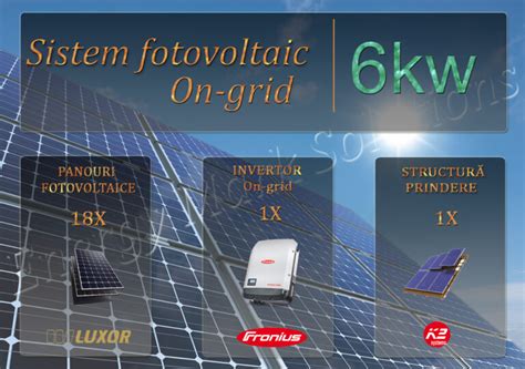 Sistem Fotovoltaic On Grid Kw Trifazat Fronius Energymark