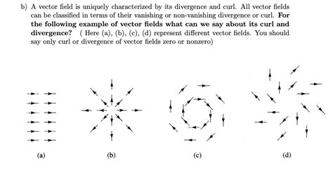 B Vector Field Is Uniquely Characterized By Its Divergence And Curl All