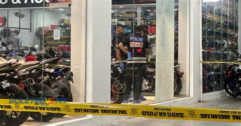 Polis Buru Suspek Lepaskan Tembakan Ke Arah Kedai Motosikal Buletin