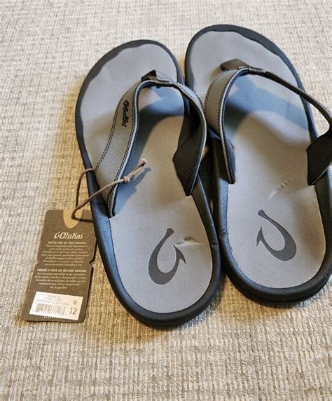 Men S Olukai Ohana Flip Flop Comfort Sandal Size M With Defects Ebay