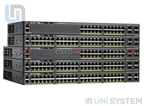 WS-C2960X-48TS-L Cisco Catalyst 2960X 48 port GigE + 4 ports SFP 1Gb ...