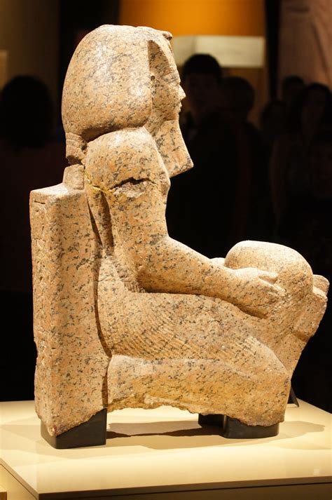 Kneeling Statue Of Hatshepsut Red Granite Thebes Deir El Flickr