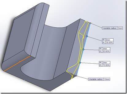 Fillet Feature SolidWorks Tutorials