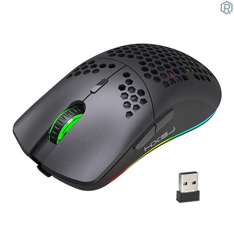 Mouse Sem Fio Hxsj T Rgb G Para Mouse Gamer Ilumina O