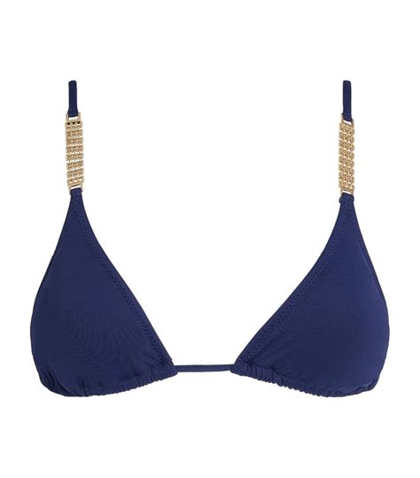 Womens Melissa Odabash Navy Maldives Bikini Top Harrods Uk