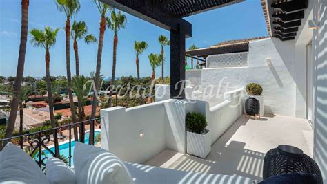 Completely Renovated Penthouse In Marina Puente Romano With Sea Views