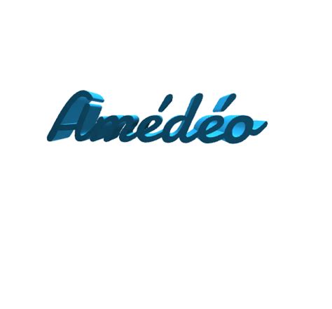 STL file Amédéo・3D printing model to download・Cults