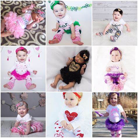 Baby Girl Halfway To One Outfit 6 Six Month Baby Girl Outfit Etsy