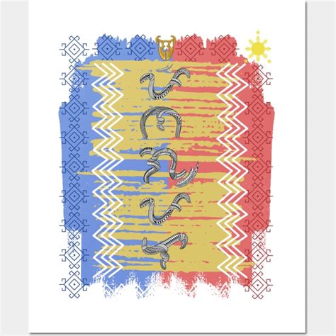 Philippine Flag Baybayin Word Pinagpala Blessed Philippines Flag