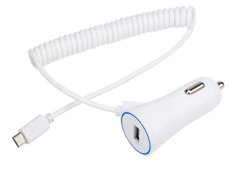 2.1a Micro Usb Car Charger With Cable For Samsung - Buy Usb Car Charger With Cable,Usb Car ...