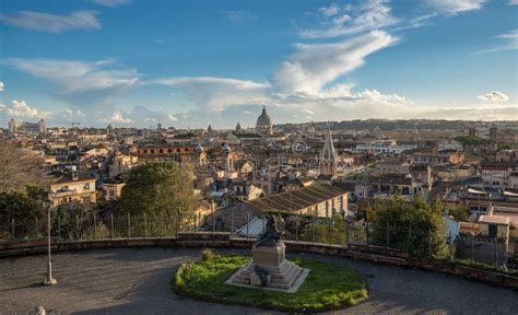 Skyline of the City of Rome, Italy Stock Image - Image of city ...