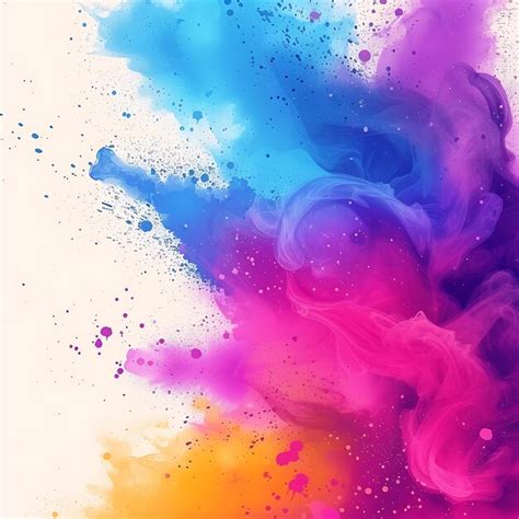 Premium Photo Illustration Of Abstract Colorful Happy Holi Background