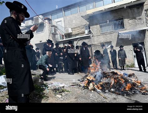 Jerusal N Israel Th De Abril De Los Jud Os Ultraortodoxos