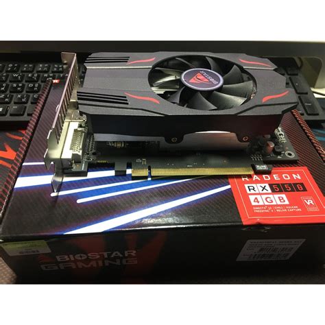 Biostar Radeon Rx 550 4gb Gddr5 128 Bit Shopee Thailand