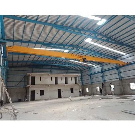 Electric Ton Capacity Three Phase Mild Steel Eot Cranes At