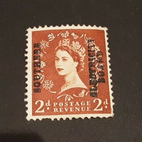 GB QEII 2d Brown MNG Overprint Southern Electricity Board MNG Wilding