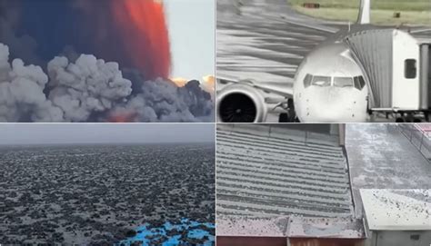 Il Vulcano Etna Erutt L Aeroporto Di Catania Fu Chiuso E Una Pioggia