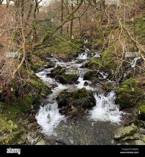 Waterfalls Lake District Stock Photo - Alamy