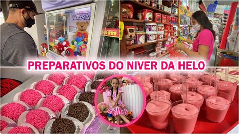 PREPARATIVOS DA FESTA COMPRAMOS TUDO O QUE FALTAVA PREPAREI OS