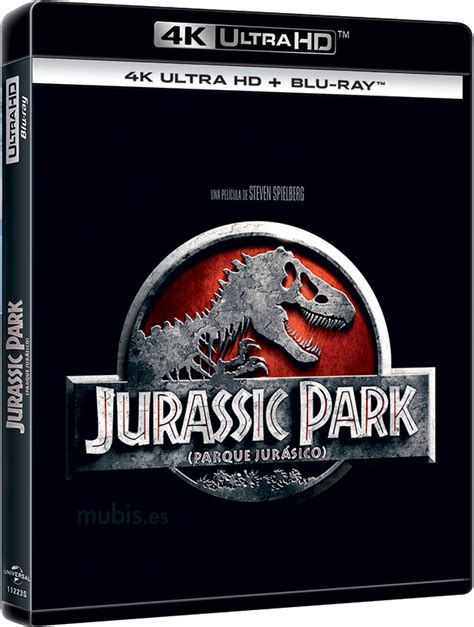 Carátula de Jurassic Park Parque Jurásico Ultra HD Blu ray