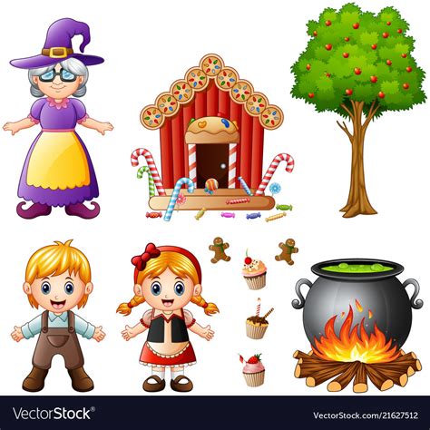 Hansel And Gretel Collection Royalty Free Vector Image