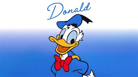 Donald Duck Wallpaper 4k Cartoon Blue Background 5k