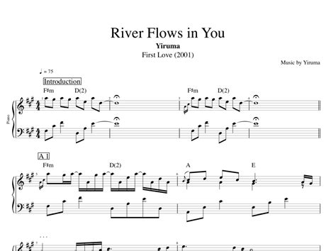 River Flows In You · Yiruma Piano Sheet Music — Play Like The