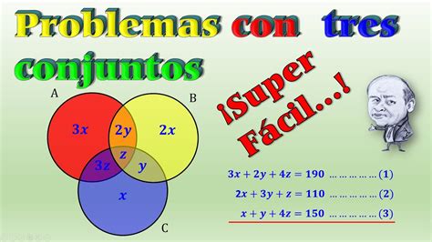 Problemas Con Tres Conjuntos En El Diagrama De Ven Fantastico