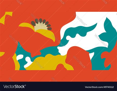 Olga 1979 Flower Power Tissue Royalty Free Vector Image